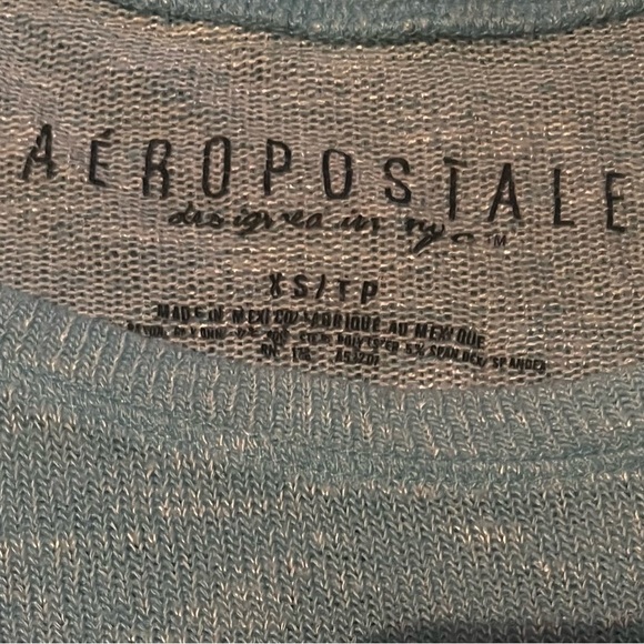 Aeropostale Light Blue Long Sleeve Tee - Picture 2 of 2